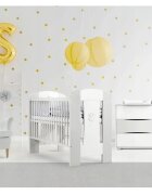 Klups Mobilier camera copii si bebelusi Nati alb gri