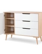 Klups Mobilier camera copii si bebelusi Sofie alb natur