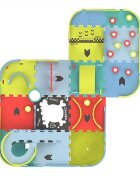 KNORRTOYS Covor puzzle din spuma Ralley Biz 87 piese
