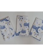Kreis Design Scutece multifunctionale finet 3set blue 75x75 cm