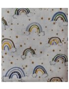 Kreis Design Set 2 cearceafuri din muselina 120x160 cm curcubeu