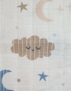 Kreis Design Set 4 lavete din muselina 40x40 cm norisori blue