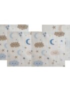 Kreis Design Set 4 lavete din muselina 40x40 cm norisori blue