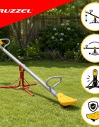 Kruzzel Balansoar de gradina pentru 2 copii model 2 in 1 si carusel 360 pana la 75 kg
