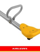 Kruzzel Balansoar de gradina pentru 2 copii model 2 in 1 si carusel 360 pana la 75 kg