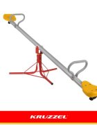 Kruzzel Balansoar de gradina pentru 2 copii model 2 in 1 si carusel 360 pana la 75 kg