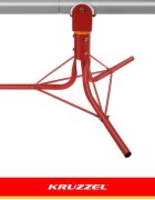 Kruzzel Balansoar de gradina pentru 2 copii model 2 in 1 si carusel 360 pana la 75 kg