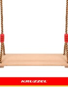 Kruzzel Leagan de gradina din lemn pentru copii cu franghie reglabila intre 100 si 170 cm constructie solida si confortabila sarcina maxima 50 kg