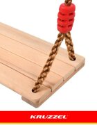 Kruzzel Leagan de gradina din lemn pentru copii cu franghie reglabila intre 100 si 170 cm constructie solida si confortabila sarcina maxima 50 kg