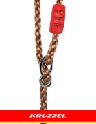 Kruzzel Leagan de gradina din lemn pentru copii cu franghie reglabila intre 100 si 170 cm constructie solida si confortabila sarcina maxima 50 kg