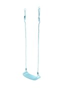 Kruzzel Leagan pentru copii constructie robusta cu franghii puternice lungime reglabila 105-175cm asamblare rapida sarcina maxima 50 kg Light Blue