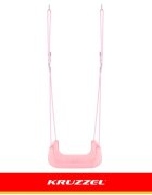 Kruzzel Leagan pentru copii si bebelusi design evolutiv 3-in-1 centura de siguranta reglabila franghii reglabile intre 120 si 150 cm pinkgreen