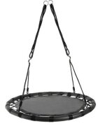 Kruzzel Leagan rotund tip cuib pentru copii cadru robust de 100 cm capacitate 150 kg black