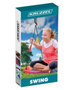 Kruzzel Leagan rotund tip cuib pentru copii cu 2 optiuni de montare cadru robust de 110 cm capacitate 150 kg multicolor