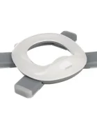 Kruzzel Olita de calatorie pliabila si portabila pentru copii 2 in 1 reductor toaleta recipient silicon picioruse antiderapante include 100 pungi si husa transport