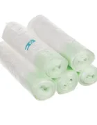 Kruzzel Olita de calatorie pliabila si portabila pentru copii 2 in 1 reductor toaleta recipient silicon picioruse antiderapante include 100 pungi si husa transport