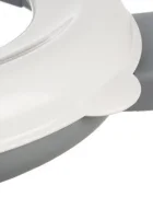 Kruzzel Olita de calatorie pliabila si portabila pentru copii 2 in 1 reductor toaleta recipient silicon picioruse antiderapante include 100 pungi si husa transport