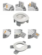 Kruzzel Olita de calatorie pliabila si portabila pentru copii 2 in 1 reductor toaleta recipient silicon picioruse antiderapante include 100 pungi si husa transport