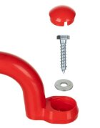 Kruzzel Set complet de alpinism pentru copii cu 13 pietre multicolore 2 manere si accesorii de montare incluse sarcina maxima pana la 150 kg per piatra si 100 kg per maner