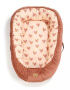 La Millou Baby nest pentru bebe Velvet Heartbeat Pink