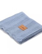 La Millou Paturica de bambus pentru copii 90x80 cm Light Denim