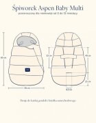 La Millou Sac de dormit pentru carucior Baby Multi Royal Navy