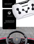 Lamborghini Masinuta electrica pentru copii Aventador cu licenta telecomanda parinti 2.4G motoare 2 x 38w acumulator 12V4Ah muzicaafisaj cu indicator nivel baterie volum reglabilusbmp3povesti in limba engleza eleron