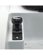 Lamborghini Masinuta electrica pentru copii Invencible alb 140W cu telecomanda sunete lumini panou audio scaun piele si roti din spuma Eva