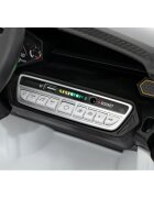 Lamborghini Masinuta electrica pentru copii Invencible alb 140W cu telecomanda sunete lumini panou audio scaun piele si roti din spuma Eva