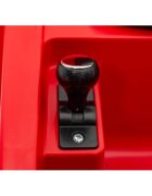 Lamborghini Masinuta electrica pentru copii Invencible rosu 140W cu telecomanda sunete lumini panou audio scaun piele si roti din spuma Eva