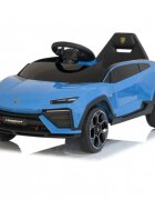 Lamborghini Masinuta electrica pentru copii Lanzador Blue cu licentatelecomanda 2.4Gmotoare 2x35wacumulator 12V4.5Ahdeschidere usisistem trollerlumini ledslow startcentura siguranta in 3 puncte