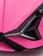 Lamborghini Masinuta electrica pentru copii Nichiduta Sian roz 70W cu scaun din piele slow start faruri si lumini led unitate audio cu display si mufa Mp3 si Usb