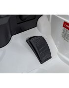 Lamborghini Masinuta electrica pentru copii Sian alb 106W cu telecomanda sunete suspensii panou audio scaun piele si roti din spuma Eva