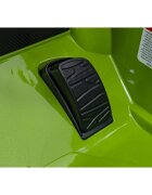 Lamborghini Masinuta electrica pentru copii Sian verde 106W cu telecomanda sunete suspensii panou audio scaun piele si roti din spuma Eva