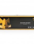 Lamborghini PlasmaCar fara pedale Black cu muzica si roti luminoase potrivita copiilor de la 3 ani greutate maxima suportata 110kg spatiu de depozitare sub scaun