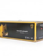 Lamborghini PlasmaCar fara pedale Black cu muzica si roti luminoase potrivita copiilor de la 3 ani greutate maxima suportata 110kg spatiu de depozitare sub scaun