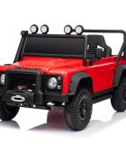 LAND ROVER Masinuta electrica pentru copii cu licenta Defender 110SVX 4x4 Concept cu Telecomanda 2.4GScaun din piele Acumulator 12V7Ah4 motoarex35wCentura de sigurantaSlow StartAfisaj baterieLumini LEDOglinzi