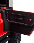 LAND ROVER Masinuta electrica pentru copii cu licenta Defender 110SVX 4x4 Concept cu Telecomanda 2.4GScaun din piele Acumulator 12V7Ah4 motoarex35wCentura de sigurantaSlow StartAfisaj baterieLumini LEDOglinzi