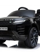 LAND ROVER Masinuta electrica pentru copii Nichiduta Range Rover Black 12V 70W cu scaun piele si roti EVA centuri siguranta mufa mp3 slot usb functie slow start telecomanda