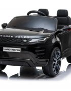 LAND ROVER Masinuta electrica pentru copii Nichiduta Range Rover Black 12V 70W cu scaun piele si roti EVA centuri siguranta mufa mp3 slot usb functie slow start telecomanda