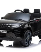 LAND ROVER Masinuta electrica pentru copii Nichiduta Range Rover Black 12V 70W cu scaun piele si roti EVA centuri siguranta mufa mp3 slot usb functie slow start telecomanda