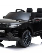 LAND ROVER Masinuta electrica pentru copii Nichiduta Range Rover Black 12V 70W cu scaun piele si roti EVA centuri siguranta mufa mp3 slot usb functie slow start telecomanda