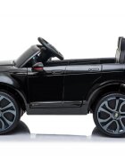 LAND ROVER Masinuta electrica pentru copii Nichiduta Range Rover Black 12V 70W cu scaun piele si roti EVA centuri siguranta mufa mp3 slot usb functie slow start telecomanda