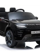 LAND ROVER Masinuta electrica pentru copii Nichiduta Range Rover Black 12V 70W cu scaun piele si roti EVA centuri siguranta mufa mp3 slot usb functie slow start telecomanda