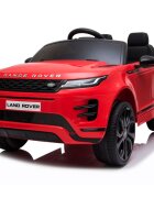 LAND ROVER Masinuta electrica pentru copii Nichiduta Range Rover Red 12V 70W cu scaun piele si roti EVA centuri siguranta mufa mp3 slot usb functie slow start telecomanda