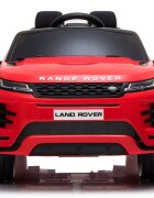 LAND ROVER Masinuta electrica pentru copii Nichiduta Range Rover Red 12V 70W cu scaun piele si roti EVA centuri siguranta mufa mp3 slot usb functie slow start telecomanda