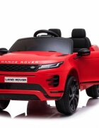 LAND ROVER Masinuta electrica pentru copii Nichiduta Range Rover Red 12V 70W cu scaun piele si roti EVA centuri siguranta mufa mp3 slot usb functie slow start telecomanda