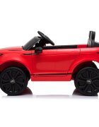LAND ROVER Masinuta electrica pentru copii Nichiduta Range Rover Red 12V 70W cu scaun piele si roti EVA centuri siguranta mufa mp3 slot usb functie slow start telecomanda