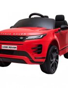 LAND ROVER Masinuta electrica pentru copii Nichiduta Range Rover Red 12V 70W cu scaun piele si roti EVA centuri siguranta mufa mp3 slot usb functie slow start telecomanda