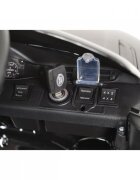 LAND ROVER Masinuta electrica pentru copii Range Rover Evoque painted Silver 70W cu echipare premium si licenta panou audio lumini deschidere usi si scaun din piele